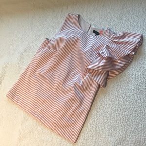 Banana Republic striped silk polyester-blouse